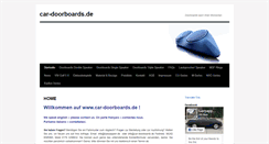 Desktop Screenshot of car-doorboards.de